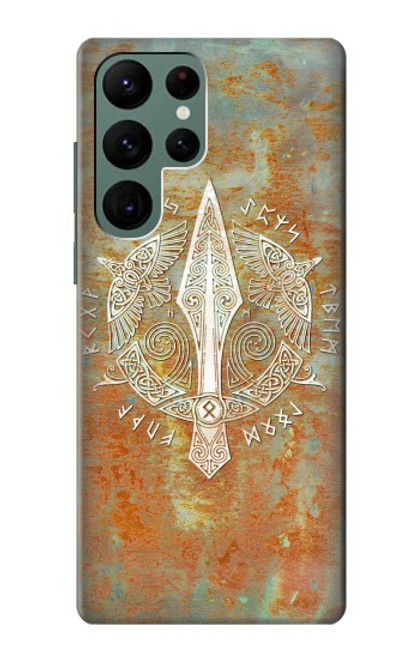 S3827 Gungnir Spear of Odin Norse Viking Symbol Funda Carcasa Case para Samsung Galaxy S22 Ultra