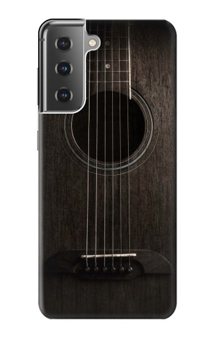 S3834 Old Woods Black Guitar Funda Carcasa Case para Samsung Galaxy S21 Plus 5G, Galaxy S21+ 5G