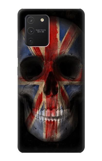 S3848 United Kingdom Flag Skull Funda Carcasa Case para Samsung Galaxy S10 Lite