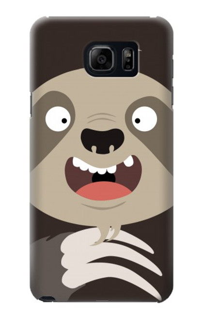 S3855 Sloth Face Cartoon Funda Carcasa Case para Samsung Galaxy S6 Edge Plus