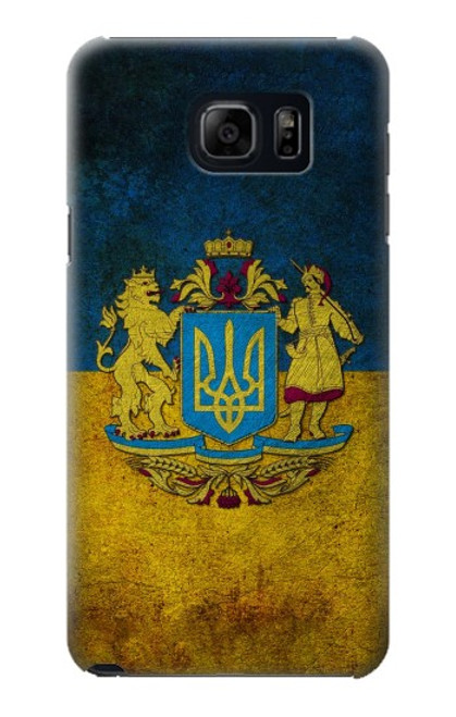 S3858 Ukraine Vintage Flag Funda Carcasa Case para Samsung Galaxy S6 Edge Plus