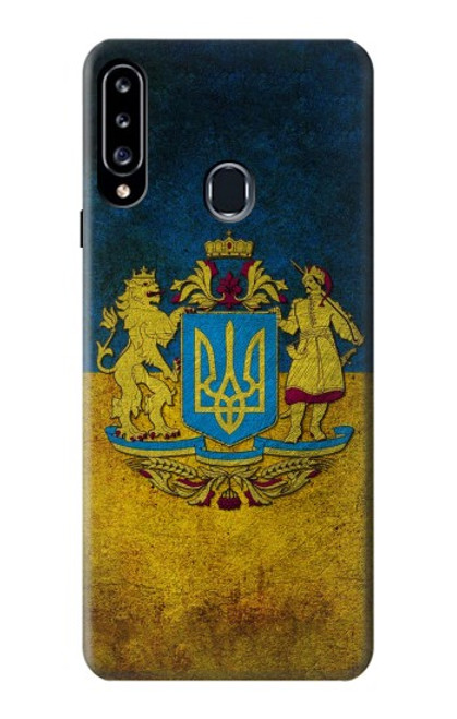 S3858 Ukraine Vintage Flag Funda Carcasa Case para Samsung Galaxy A20s