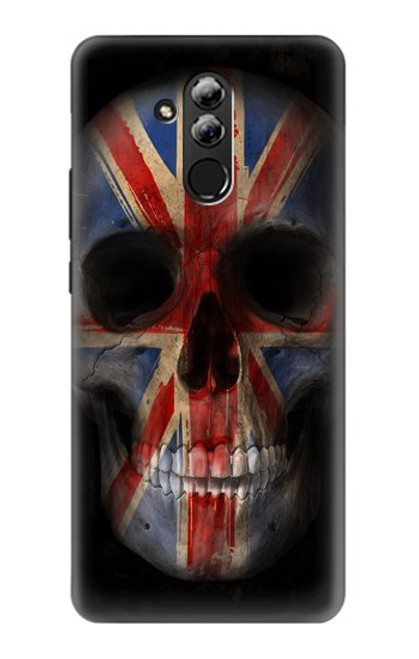 S3848 United Kingdom Flag Skull Funda Carcasa Case para Huawei Mate 20 lite