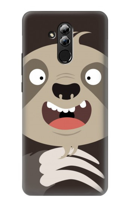 S3855 Sloth Face Cartoon Funda Carcasa Case para Huawei Mate 20 lite