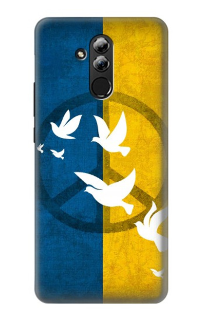 S3857 Peace Dove Ukraine Flag Funda Carcasa Case para Huawei Mate 20 lite