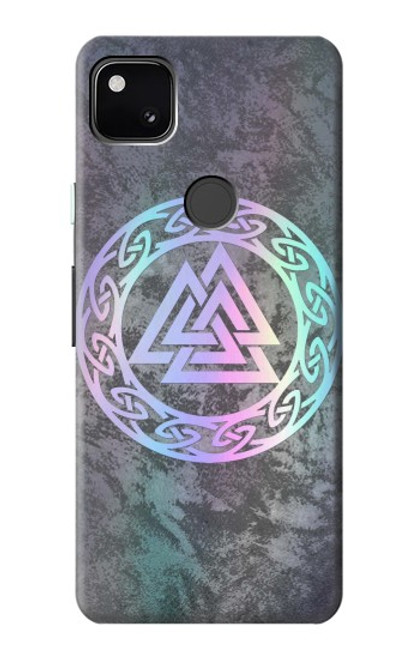 S3833 Valknut Odin Wotans Knot Hrungnir Heart Funda Carcasa Case para Google Pixel 4a