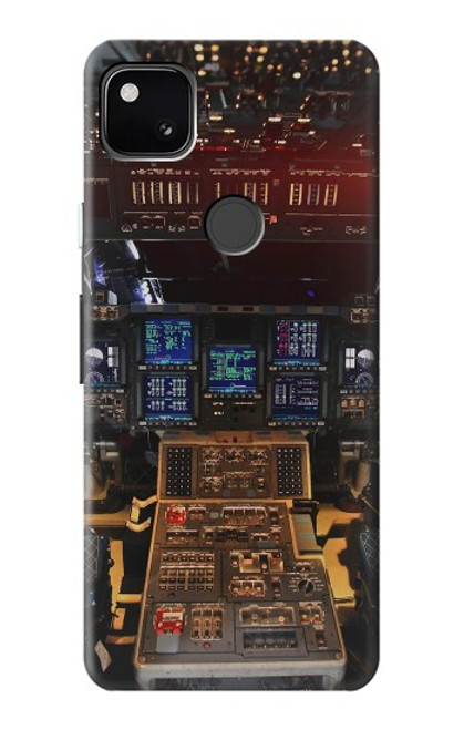 S3836 Airplane Cockpit Funda Carcasa Case para Google Pixel 4a