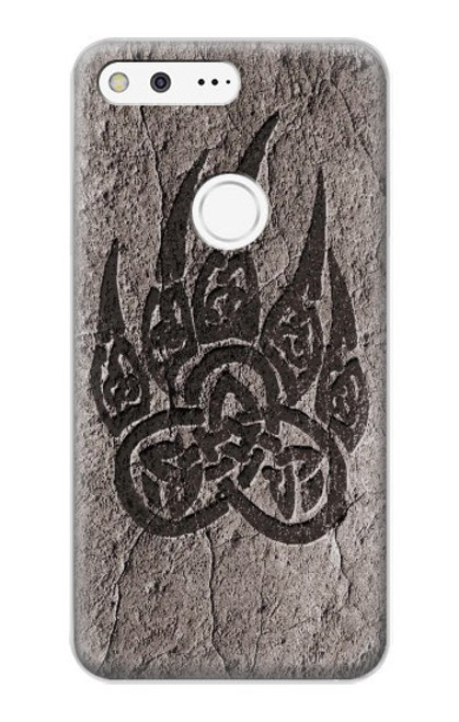 S3832 Viking Norse Bear Paw Berserkers Rock Funda Carcasa Case para Google Pixel XL