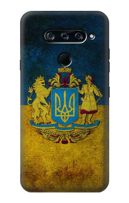 S3858 Ukraine Vintage Flag Funda Carcasa Case para LG V40, LG V40 ThinQ