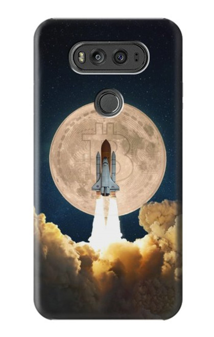 S3859 Bitcoin to the Moon Funda Carcasa Case para LG V20