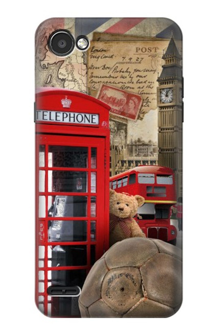 S3856 Vintage London British Funda Carcasa Case para LG Q6