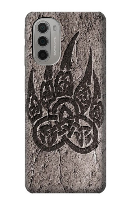 S3832 Viking Norse Bear Paw Berserkers Rock Funda Carcasa Case para Motorola Moto G51 5G