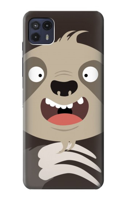 S3855 Sloth Face Cartoon Funda Carcasa Case para Motorola Moto G50 5G