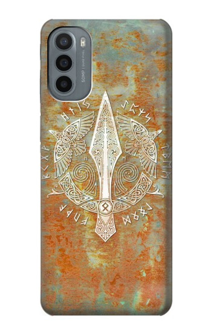 S3827 Gungnir Spear of Odin Norse Viking Symbol Funda Carcasa Case para Motorola Moto G31