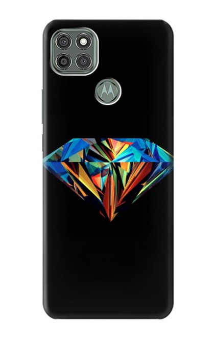 S3842 Abstract Colorful Diamond Funda Carcasa Case para Motorola Moto G9 Power