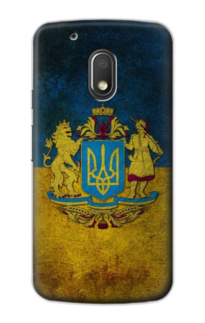 S3858 Ukraine Vintage Flag Funda Carcasa Case para Motorola Moto G4 Play