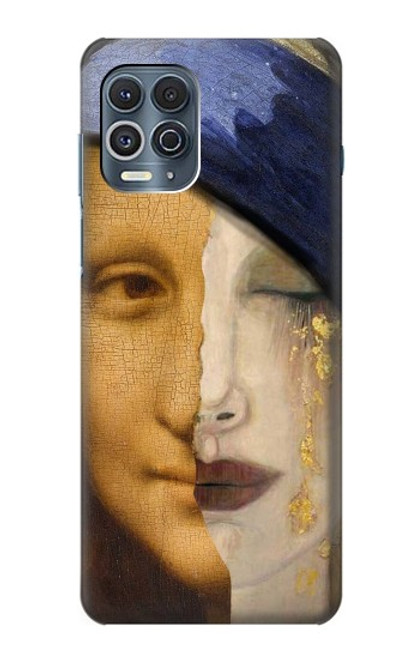 S3853 Mona Lisa Gustav Klimt Vermeer Funda Carcasa Case para Motorola Edge S