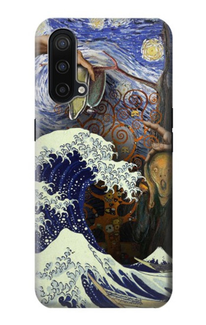 S3851 World of Art Van Gogh Hokusai Da Vinci Funda Carcasa Case para OnePlus Nord CE 5G