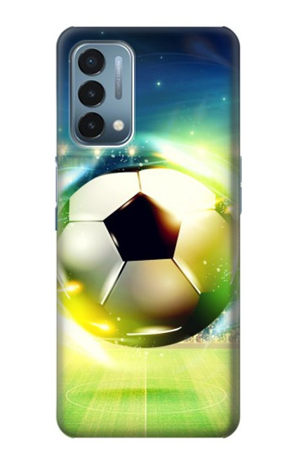 S3844 Glowing Football Soccer Ball Funda Carcasa Case para OnePlus Nord N200 5G