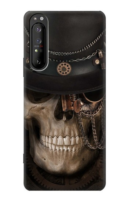 S3852 Steampunk Skull Funda Carcasa Case para Sony Xperia 1 II