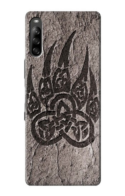 S3832 Viking Norse Bear Paw Berserkers Rock Funda Carcasa Case para Sony Xperia L4
