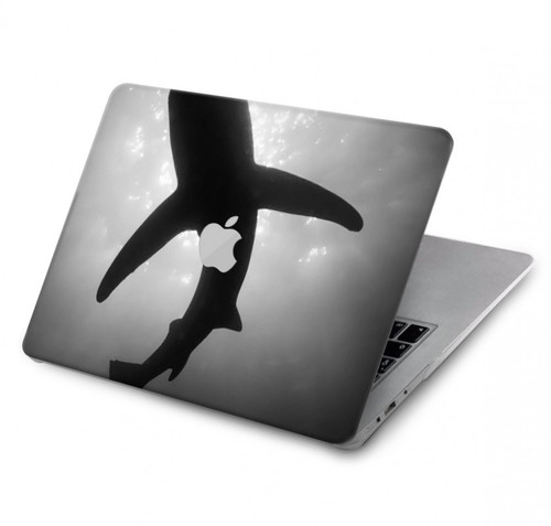 S2367 Shark Monochrome Funda Carcasa Case para MacBook Pro 14 M1,M2,M3 (2021,2023) - A2442, A2779, A2992, A2918