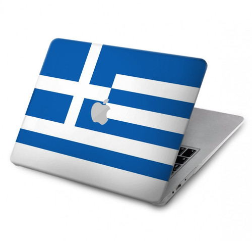 S3102 Flag of Greece Funda Carcasa Case para MacBook Pro 14 M1,M2,M3 (2021,2023) - A2442, A2779, A2992, A2918