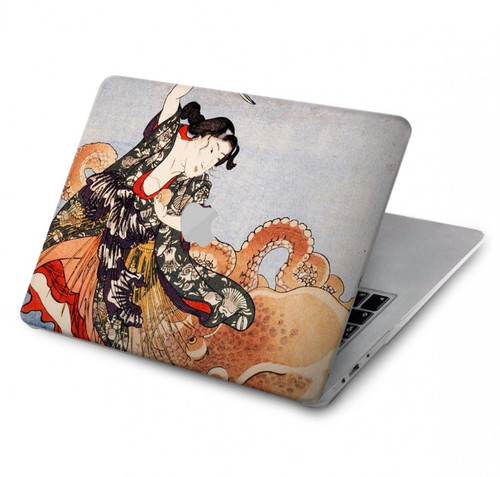 S2496 Japan Art Utagawa Kuniyoshi Tamatori Funda Carcasa Case para MacBook Pro 16 M1,M2 (2021,2023) - A2485, A2780