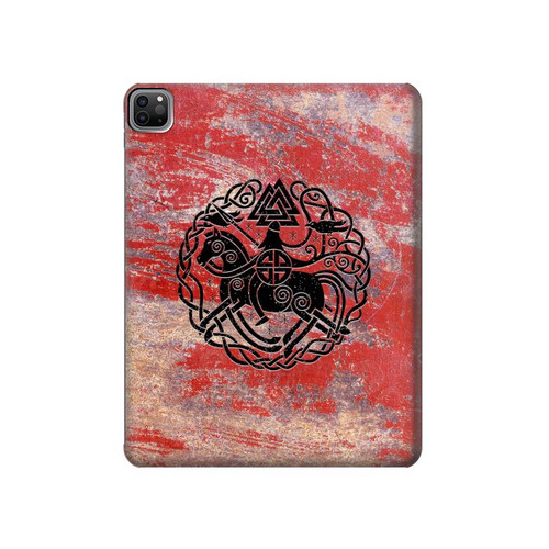 S3831 Viking Norse Ancient Symbol Funda Carcasa Case para iPad Pro 12.9 (2022, 2021, 2020, 2018), Air 13 (2024)