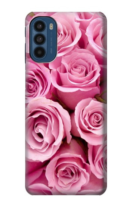 S2943 Pink Rose Funda Carcasa Case para Motorola Moto G41