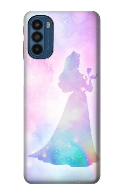 S2992 Princess Pastel Silhouette Funda Carcasa Case para Motorola Moto G41