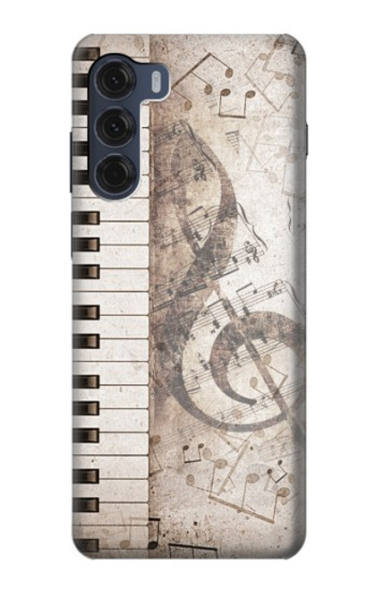 S3390 Music Note Funda Carcasa Case para Motorola Moto G200 5G