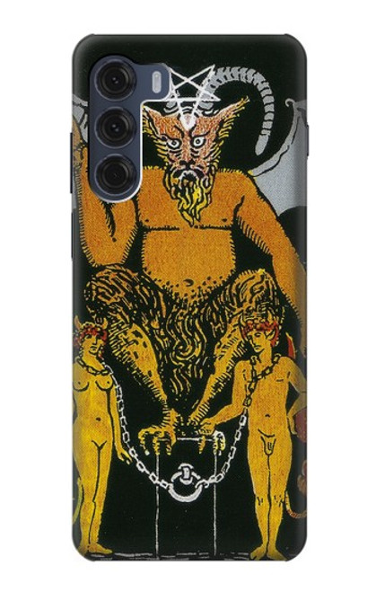 S3740 Tarot Card The Devil Funda Carcasa Case para Motorola Moto G200 5G