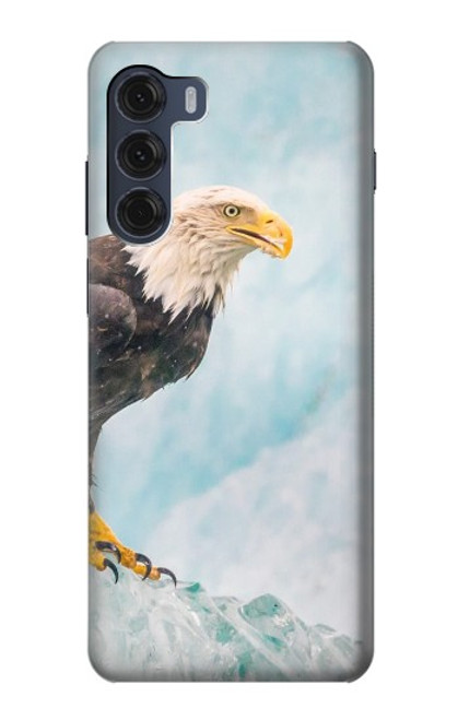 S3843 Bald Eagle On Ice Funda Carcasa Case para Motorola Moto G200 5G