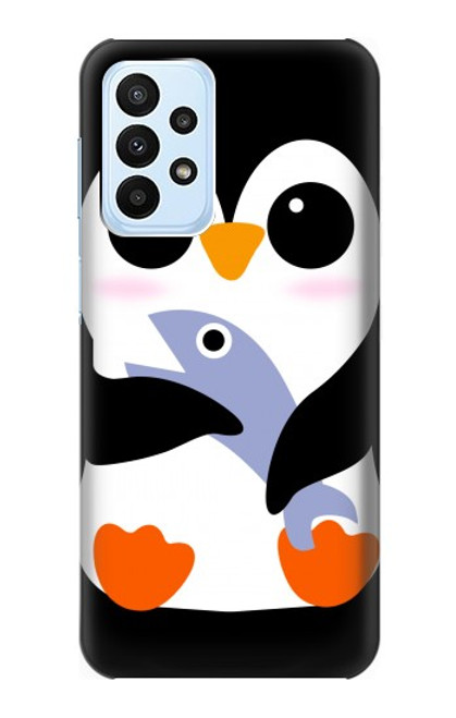 S2631 Cute Baby Penguin Funda Carcasa Case para Samsung Galaxy A23