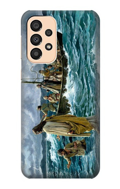 S1722 Jesus Walk on The Sea Funda Carcasa Case para Samsung Galaxy A33 5G