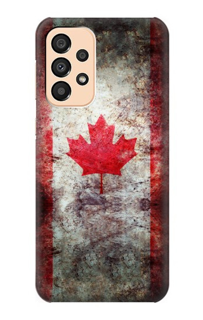 S2490 Canada Maple Leaf Flag Texture Funda Carcasa Case para Samsung Galaxy A33 5G