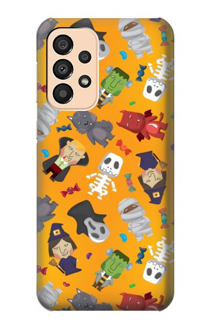 S3275 Cute Halloween Cartoon Pattern Funda Carcasa Case para Samsung Galaxy A33 5G