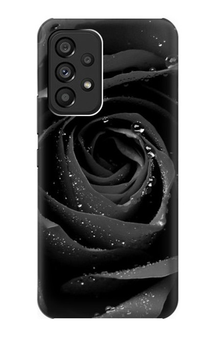 S1598 Black Rose Funda Carcasa Case para Samsung Galaxy A53 5G