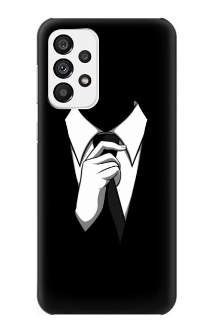 S1591 Anonymous Man in Black Suit Funda Carcasa Case para Samsung Galaxy A73 5G