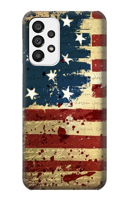 S2349 Old American Flag Funda Carcasa Case para Samsung Galaxy A73 5G