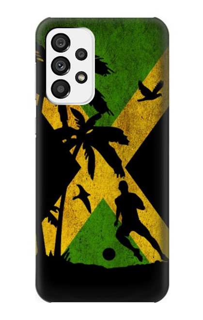 S2975 Jamaica Football Soccer Funda Carcasa Case para Samsung Galaxy A73 5G