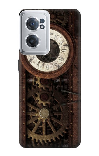 S3221 Steampunk Clock Gears Funda Carcasa Case para OnePlus Nord CE 2 5G