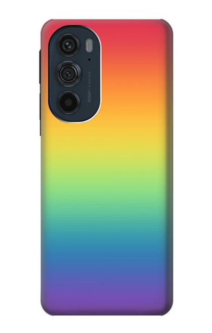 S3698 LGBT Gradient Pride Flag Funda Carcasa Case para Motorola Edge 30 Pro