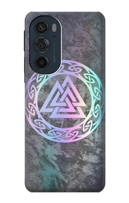 S3833 Valknut Odin Wotans Knot Hrungnir Heart Funda Carcasa Case para Motorola Edge 30 Pro