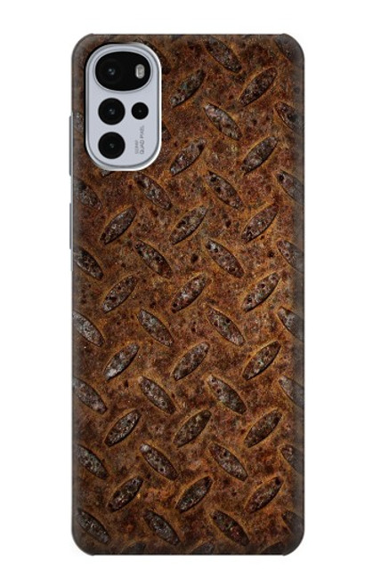 S0542 Rust Texture Funda Carcasa Case para Motorola Moto G22