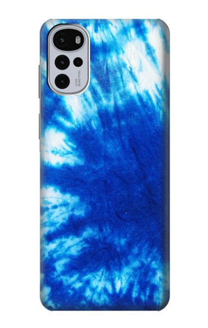 S1869 Tie Dye Blue Funda Carcasa Case para Motorola Moto G22