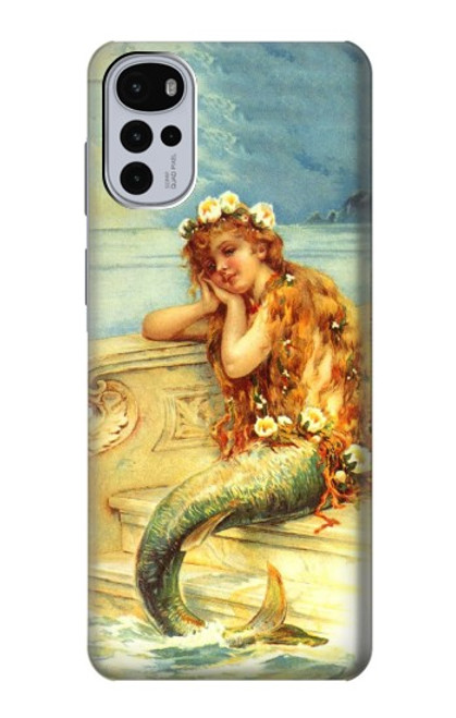 S3184 Little Mermaid Painting Funda Carcasa Case para Motorola Moto G22