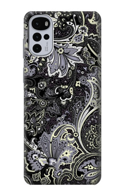 S3251 Batik Flower Pattern Funda Carcasa Case para Motorola Moto G22