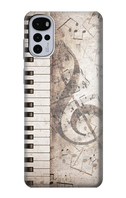 S3390 Music Note Funda Carcasa Case para Motorola Moto G22